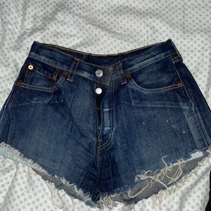 Recycled Levi shorts